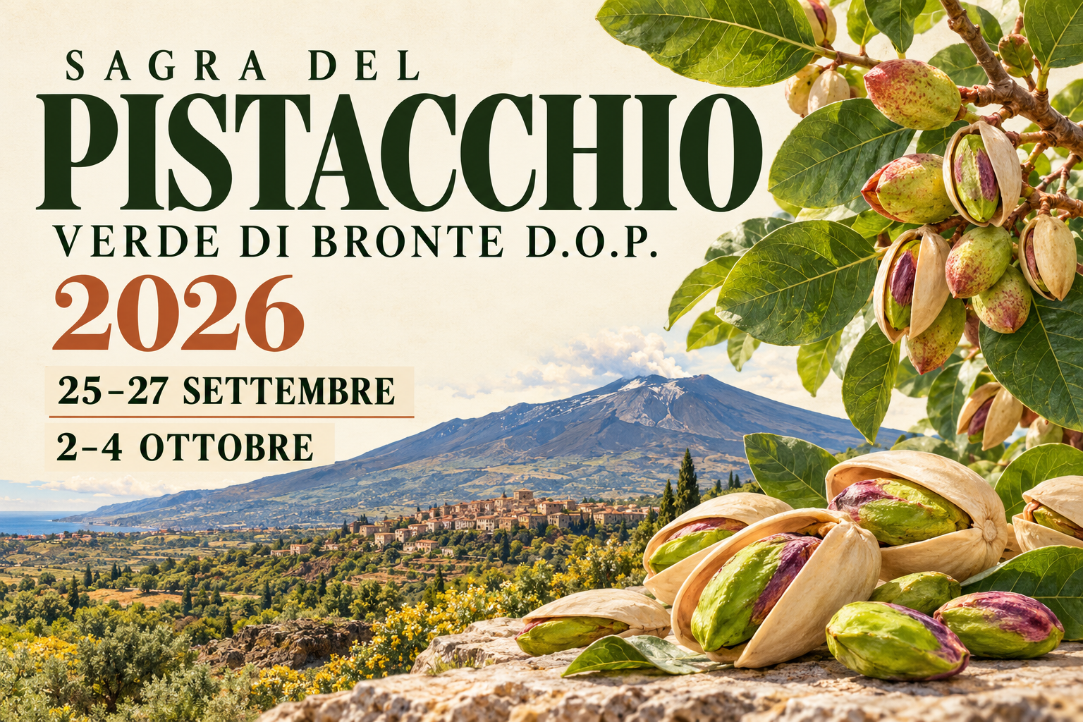 Sagra del Pistacchio di Bronte 2026